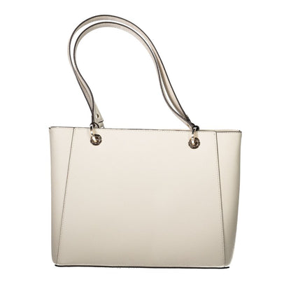 Guess Jeans Beige Polyethylene Noelle Handbag