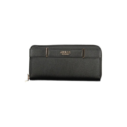 Guess Jeans Black Polyethylene Wallet