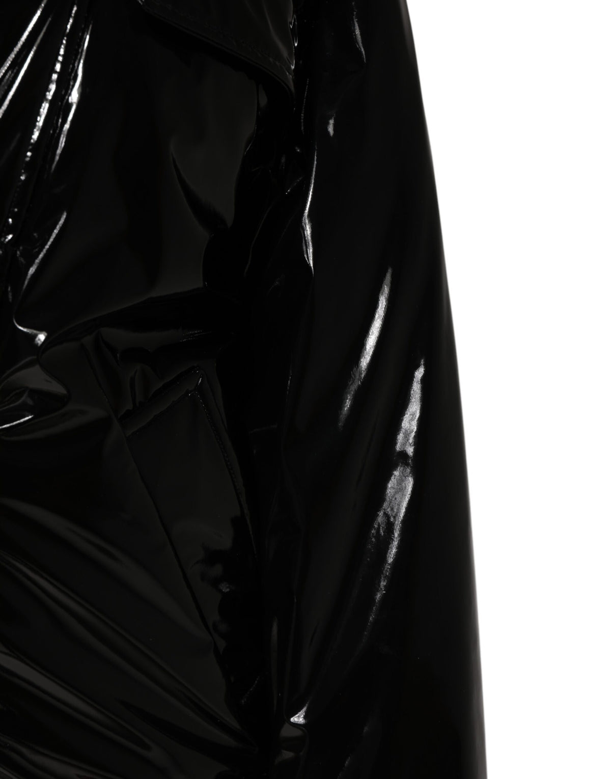 Dolce & Gabbana Black Quilted Puffer Coat