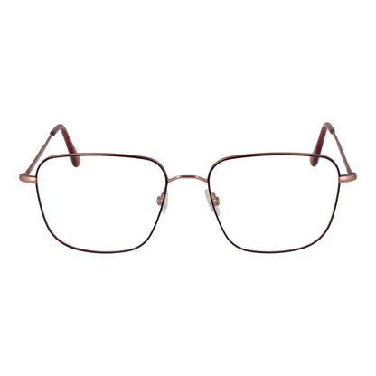 Andy Wolf Burgundy Unisex Optical Frames – Square Full-Rim