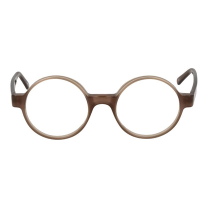Andy Wolf Brown Unisex Optical Frames – Round Full-Rim Design