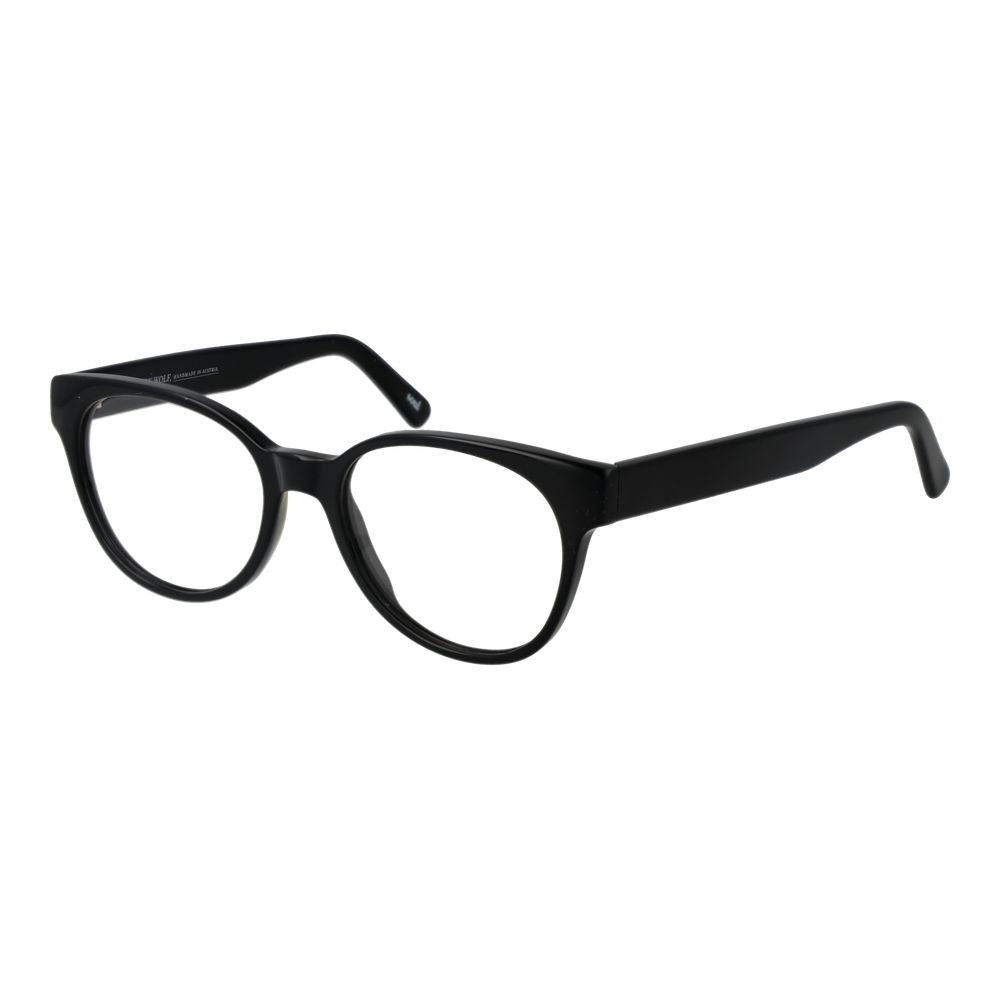 Andy Wolf Black Unisex Optical Frames – Panto Style