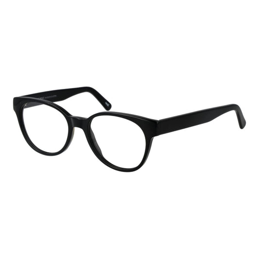 Andy Wolf Black Unisex Optical Frames – Panto Style
