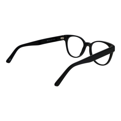 Andy Wolf Black Unisex Optical Frames – Panto Style