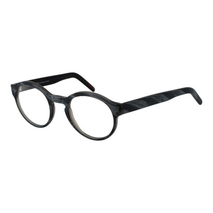 Andy Wolf Gray Unisex Optical Frames – Stylish Round Design