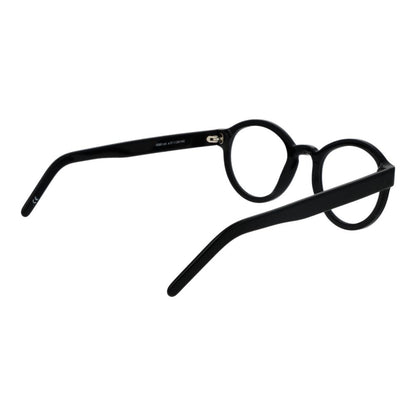 Andy Wolf Black Unisex Optical Frames – Round Full-Rim Design