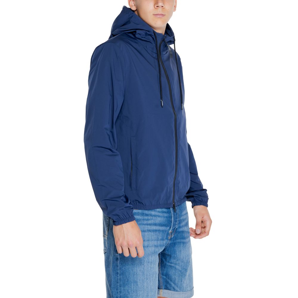 Replay Blue Polyamide Jacket & Coat for Men