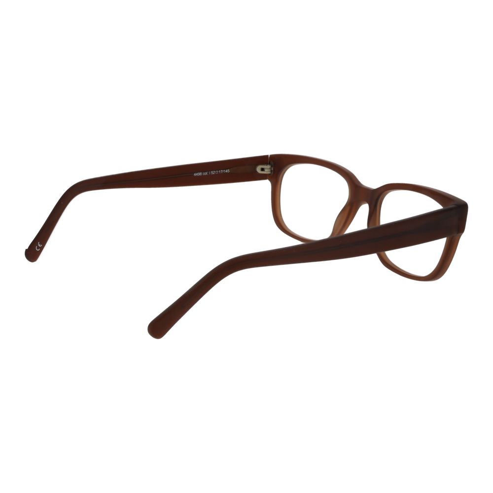 Andy Wolf Brown Unisex Optical Frames – Rectangle Full-Rim, 52mm