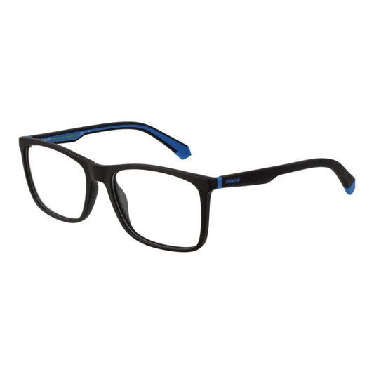 Polaroid Men's Brown Optical Frames – Rectangle Full-Rim Design