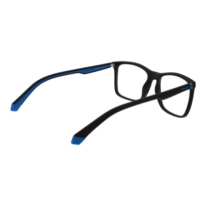 Polaroid Men's Brown Optical Frames – Rectangle Full-Rim Design