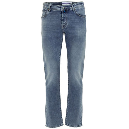 Jacob Cohen Blue Cotton Nick Slim Fit Jeans