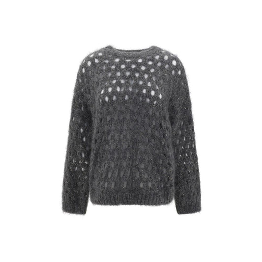 Brunello Cucinelli Perforated Sequins Sweater