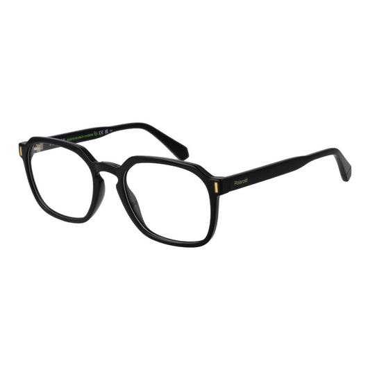 Polaroid Unisex Black Optical Frames – Square Full-Rim