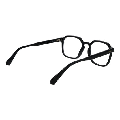 Polaroid Unisex Black Optical Frames – Square Full-Rim