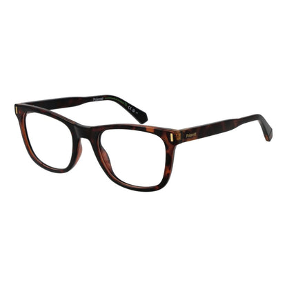 Polaroid Women’s Optical Frames – Brown Rectangle Full-Rim