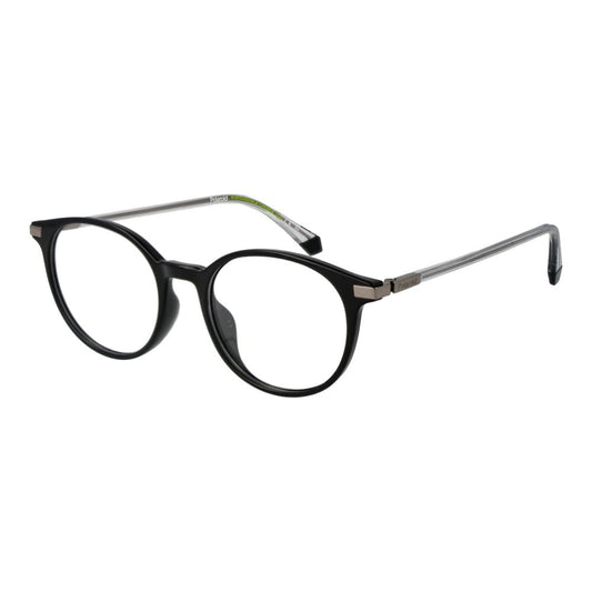 Polaroid Unisex Black Optical Frames – Panto Full-Rim Design