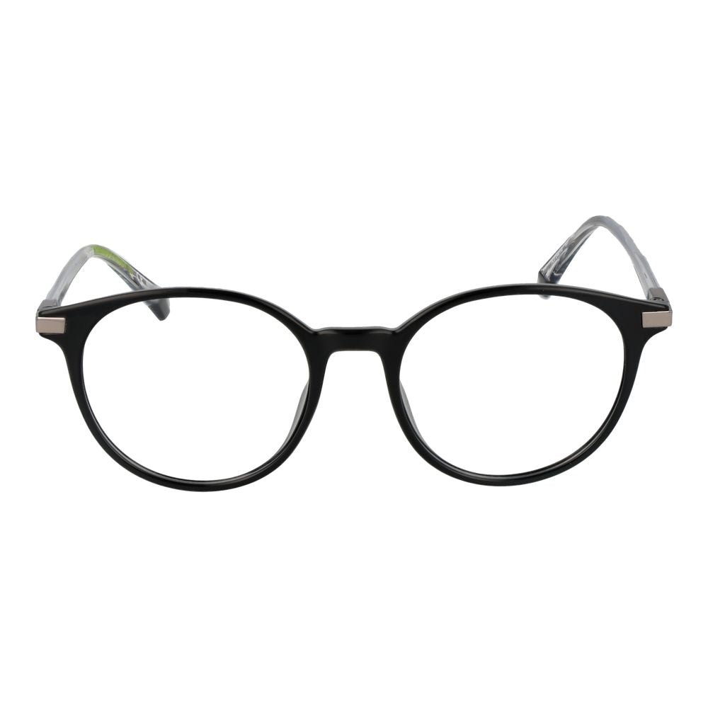 Polaroid Unisex Black Optical Frames – Panto Full-Rim Design