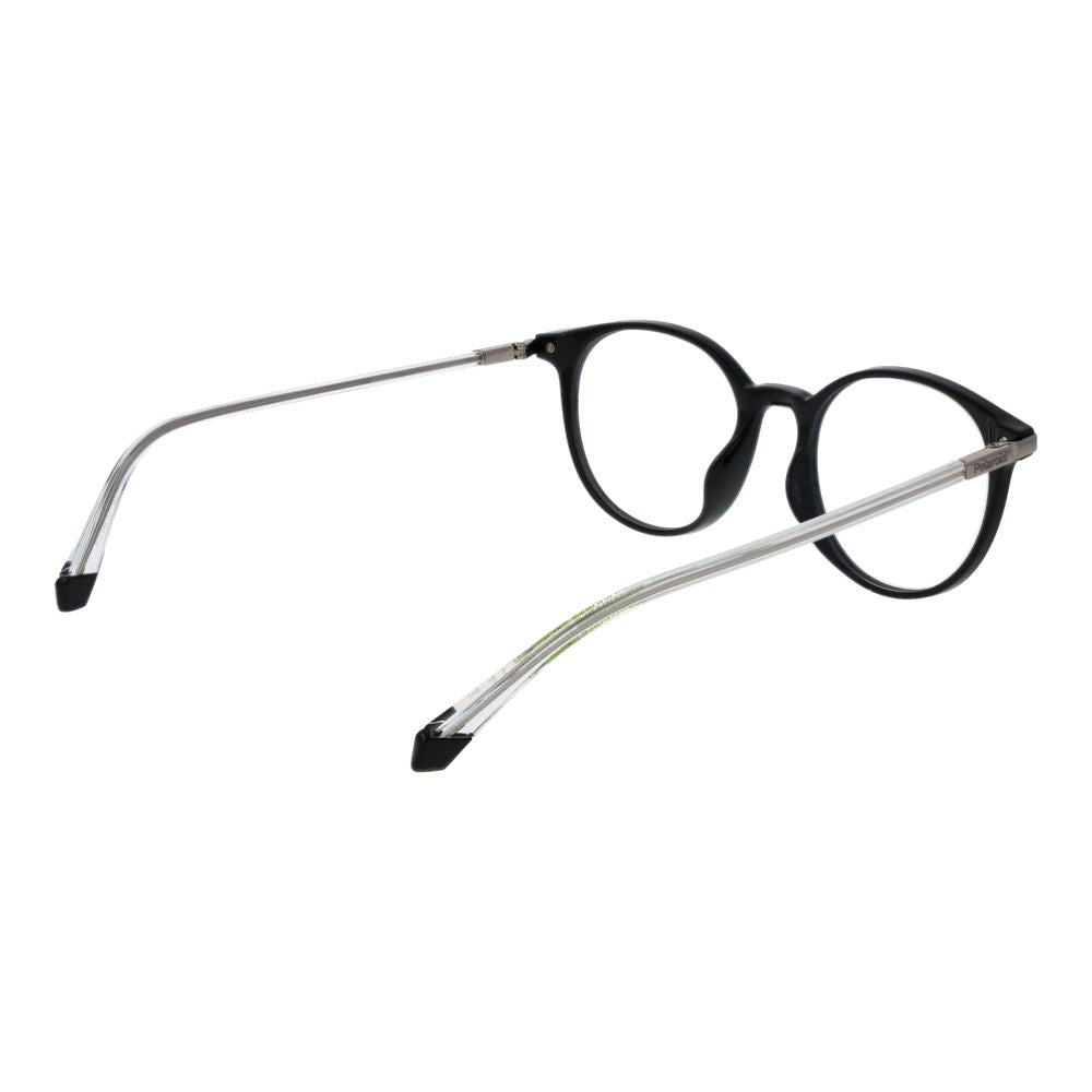 Polaroid Unisex Black Optical Frames – Panto Full-Rim Design