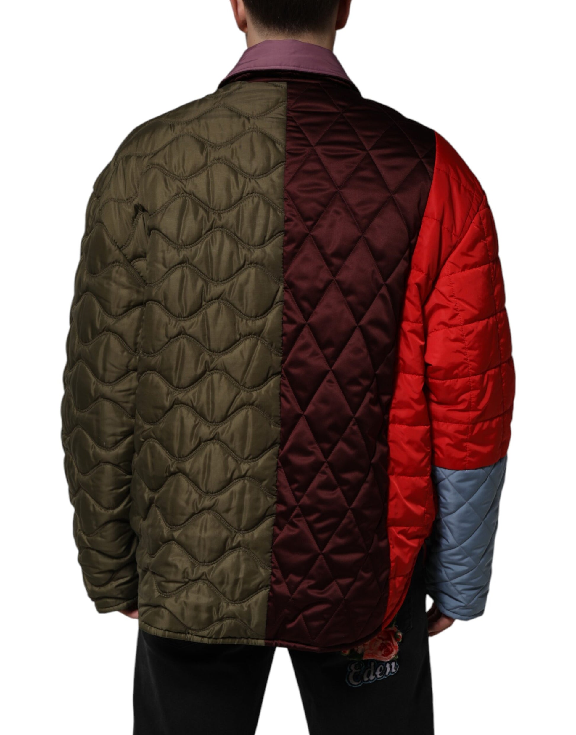 Dolce & Gabbana Multicolor Patchwork Quilted Jacket