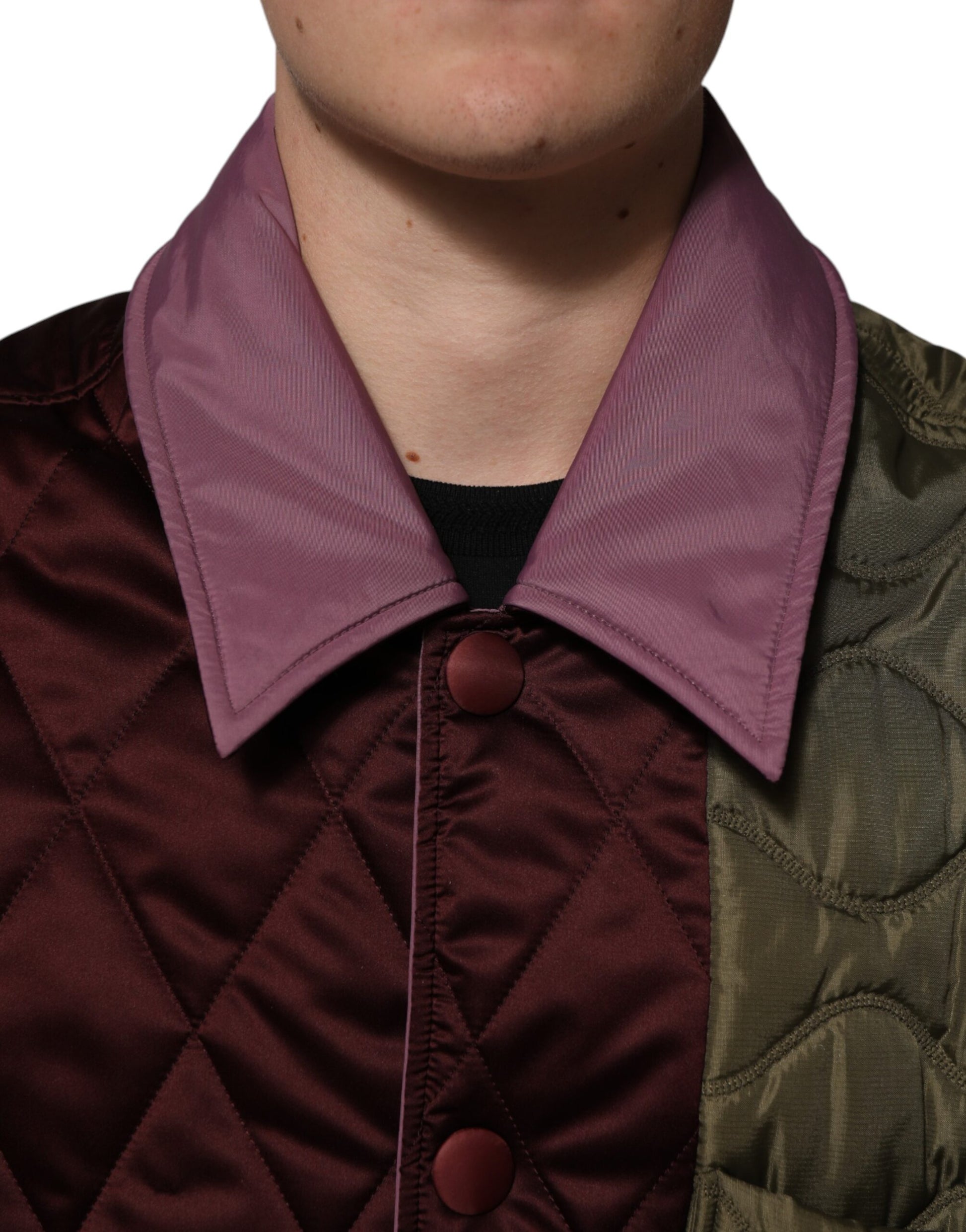 Dolce & Gabbana Multicolor Patchwork Quilted Jacket