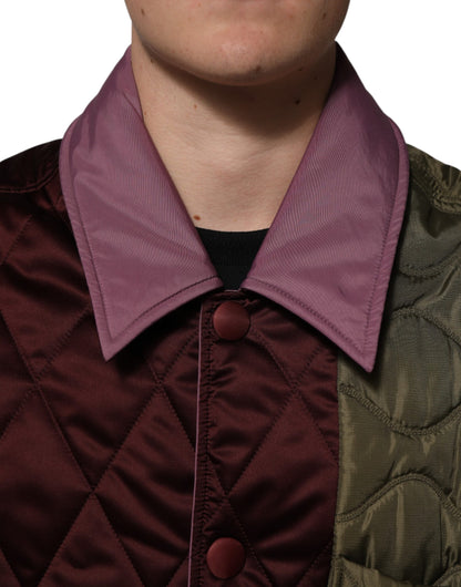Dolce & Gabbana Multicolor Patchwork Quilted Jacket