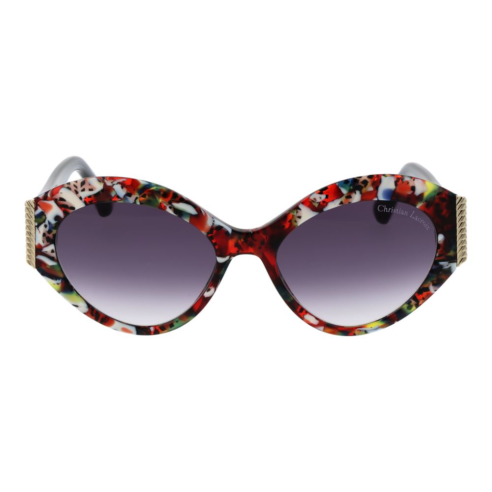 Christian Lacroix Red Cat Eye Women Sunglasses