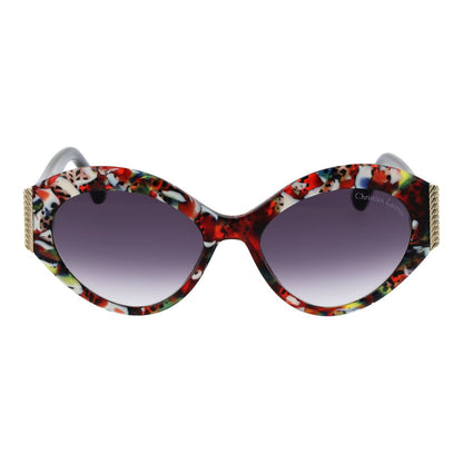 Christian Lacroix Red Cat Eye Women Sunglasses