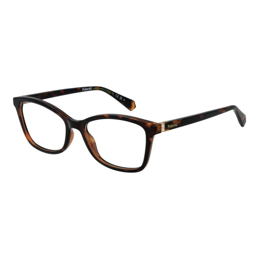 Polaroid Women’s Optical Glasses – Brown Rectangle Frame, 53mm