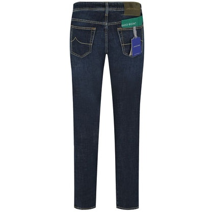 Jacob Cohen Dark Blue Bard Cotton Jeans