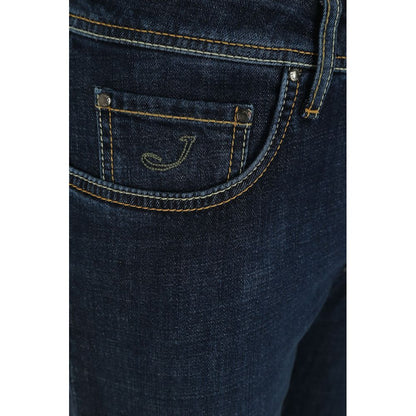Jacob Cohen Dark Blue Bard Cotton Jeans