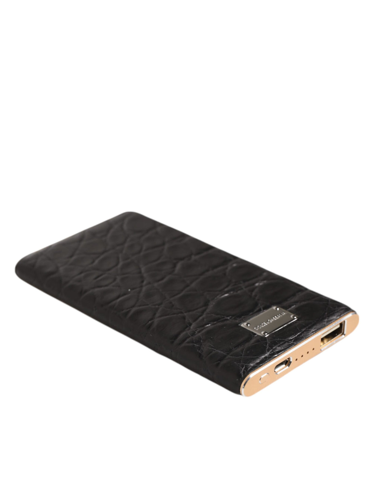 Dolce & Gabbana Chic Pink Leather Power Bank