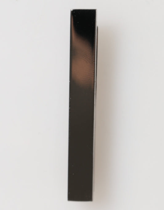 Dolce & Gabbana Silver Tone Brass Logo Branded Men's Tie Clip