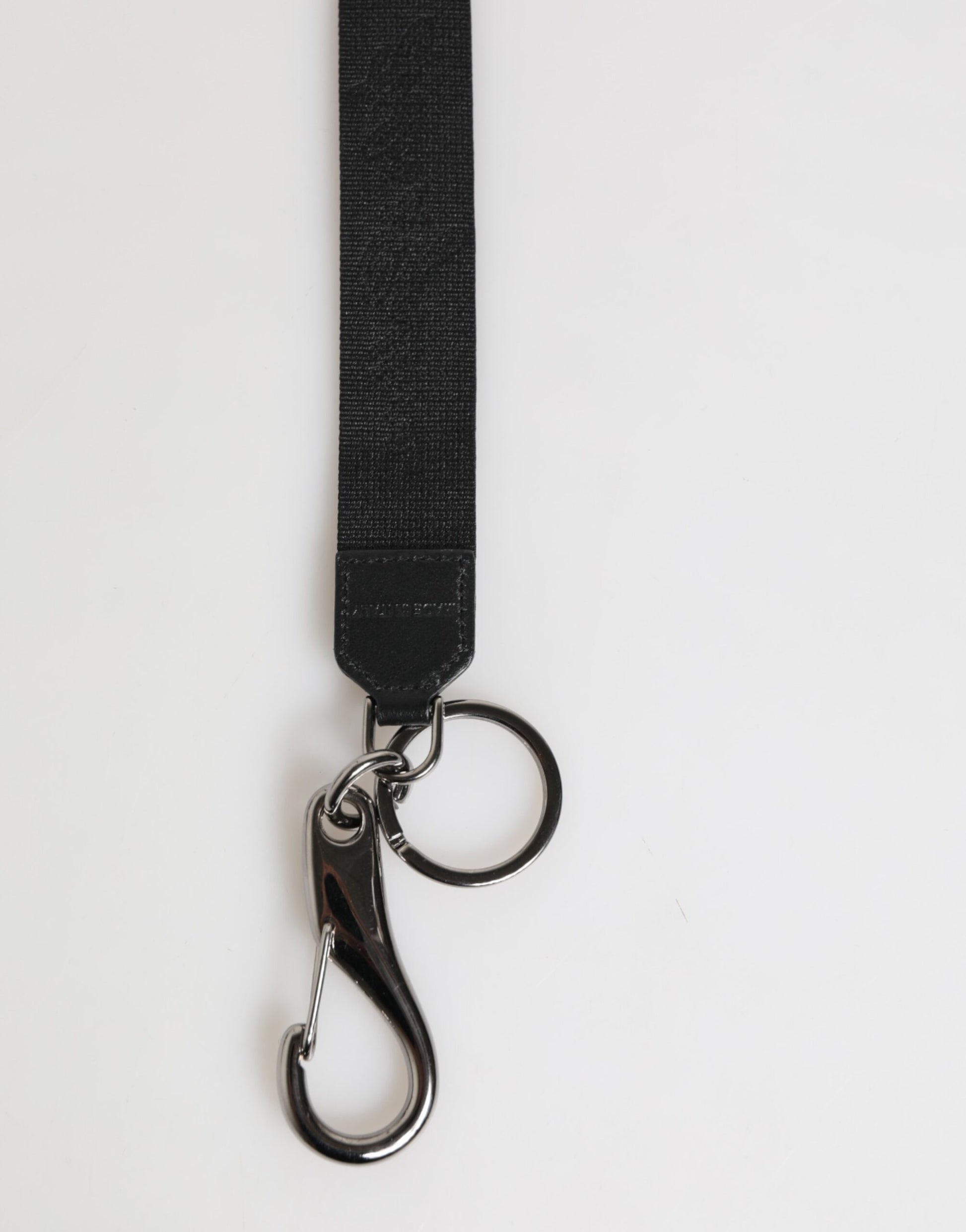 Dolce & Gabbana Black Yellow DG Logo Keychain