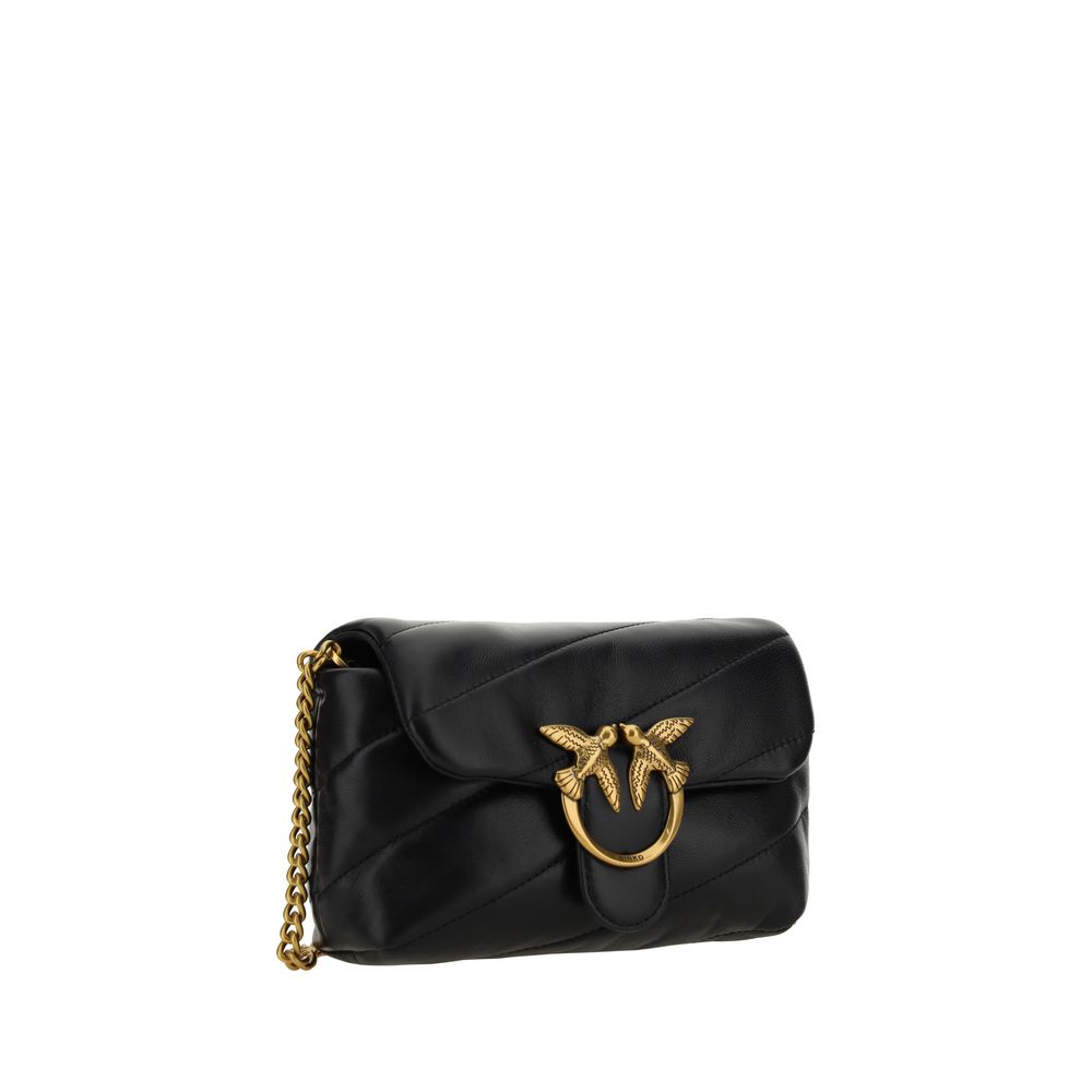 PINKO Love Baby Shoulder Bag - Calfskin Elegance