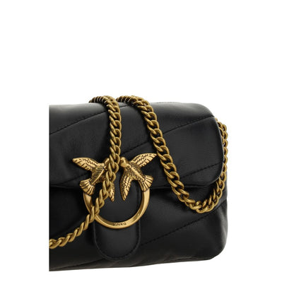 PINKO Love Baby Shoulder Bag - Calfskin Elegance
