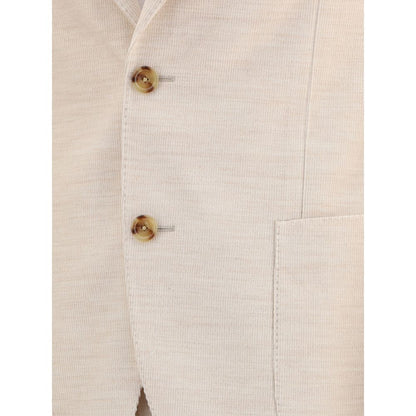 Lardini Single-breasted Corduroy Suit