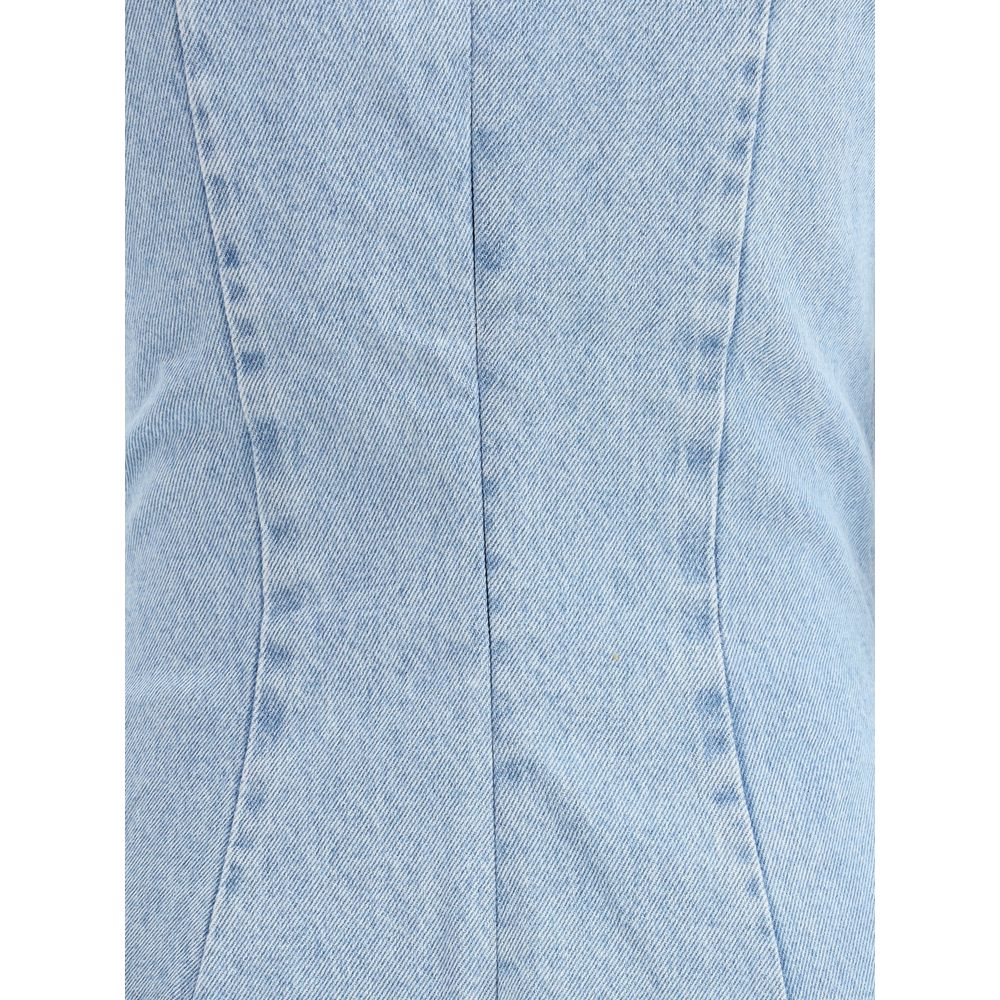 Magda Butrym Denim Mini Dress