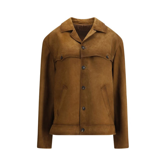 Prada Leather Jacket - Timeless Elegance in Calf Leather