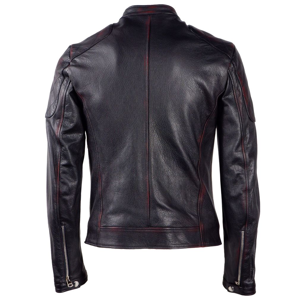Dolce & Gabbana Black Goatskin Bomber Jacket