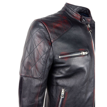 Dolce & Gabbana Black Goatskin Bomber Jacket