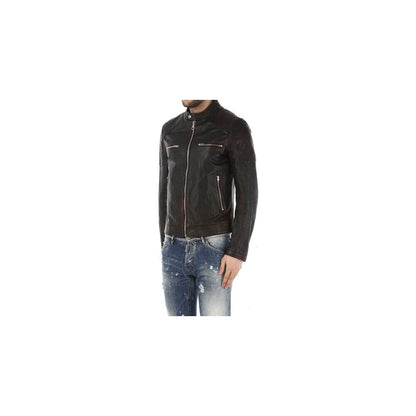 Dolce & Gabbana Black Goatskin Bomber Jacket