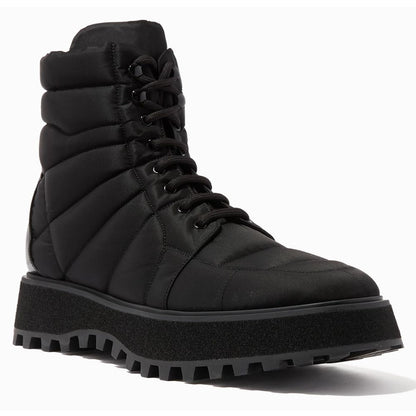 Dolce & Gabbana Black Nylon Ankle Boot