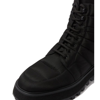 Dolce & Gabbana Black Nylon Ankle Boot