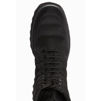 Dolce & Gabbana Black Nylon Ankle Boot