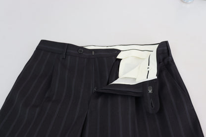 Dolce & Gabbana Gray Wool Blend Formal Trousers