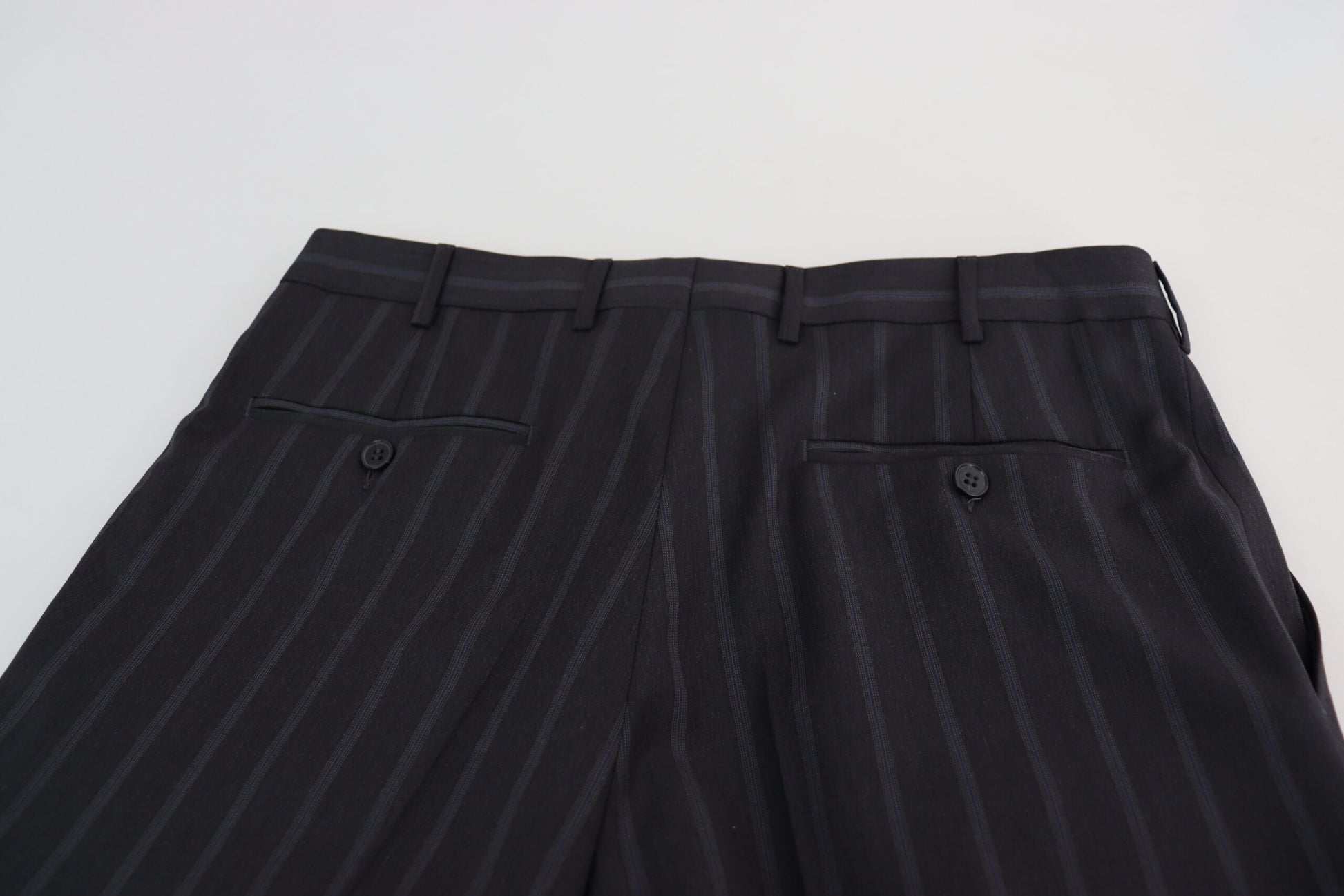 Dolce & Gabbana Gray Wool Blend Formal Trousers