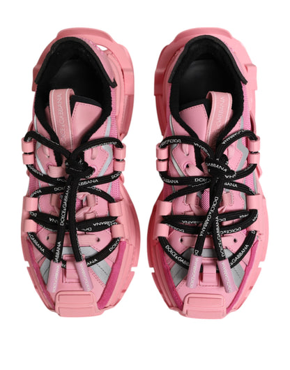 Dolce & Gabbana Pink Low Top Space Sneakers for Women