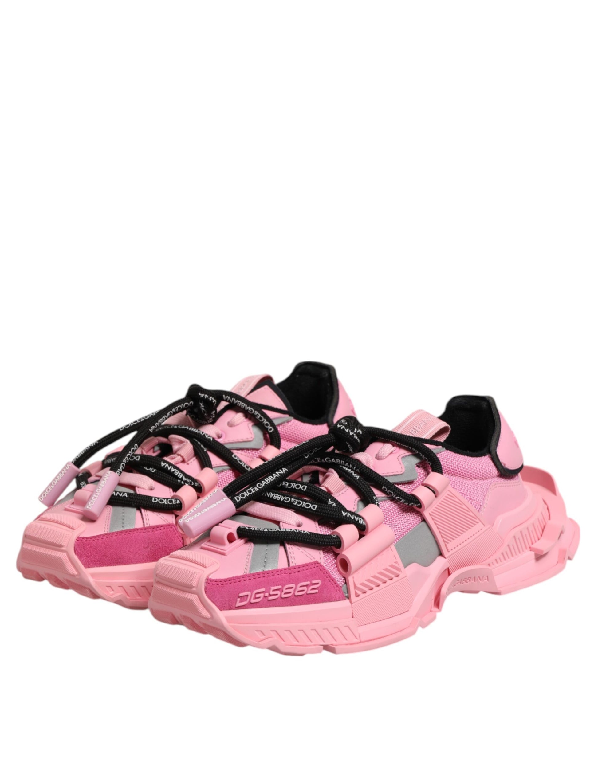 Dolce & Gabbana Pink Low Top Space Sneakers for Women