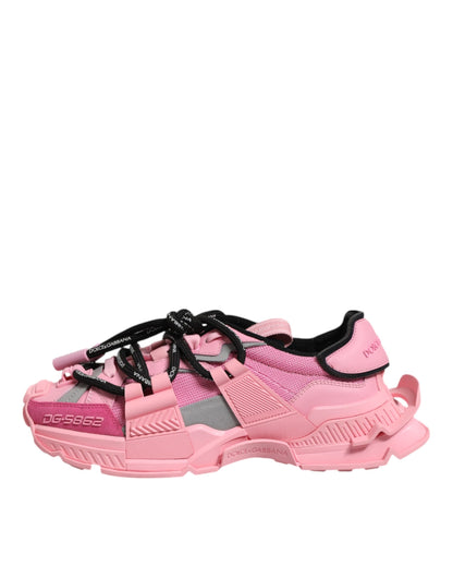 Dolce & Gabbana Pink Low Top Space Sneakers for Women