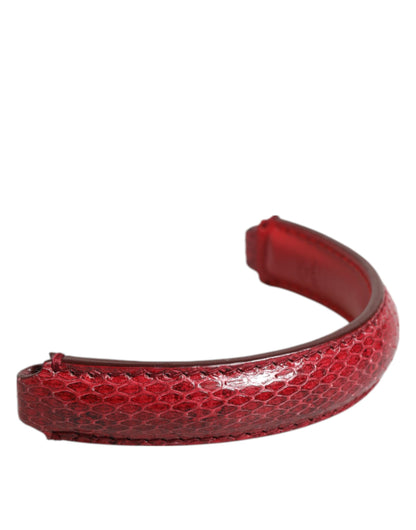 Dolce & Gabbana Red Small Ayers Leather Bag Handle with Shoulder Strap for Women